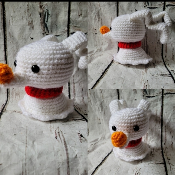 Hand Crafted Toys Crochet Zero Ghost Dog Amigurumi Poshmark